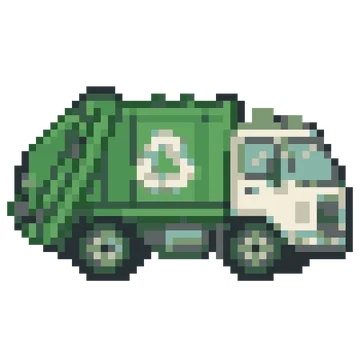 Recycling Truck — Tiny Town & Transport patterns