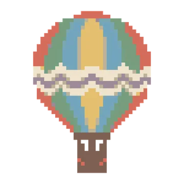Hot Air Balloon — Tiny Town & Transport patterns
