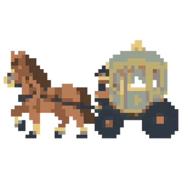 Horse Drawn Carriage — Tiny Town & Transport patterns