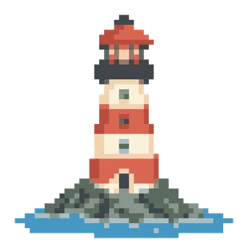 Coastal Lighthouse — Tiny Town & Transport patterns