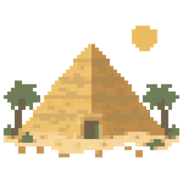 Desert Pyramid — Tiny Town & Transport patterns