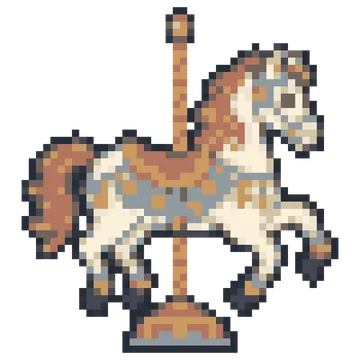 Carousel Horse — Tiny Town & Transport patterns
