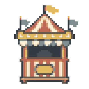 Ticket Booth — Tiny Town & Transport patterns
