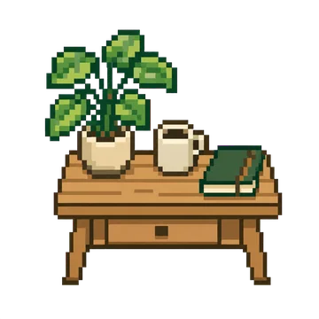 Cozy Plant Desk — Trendy Life patterns